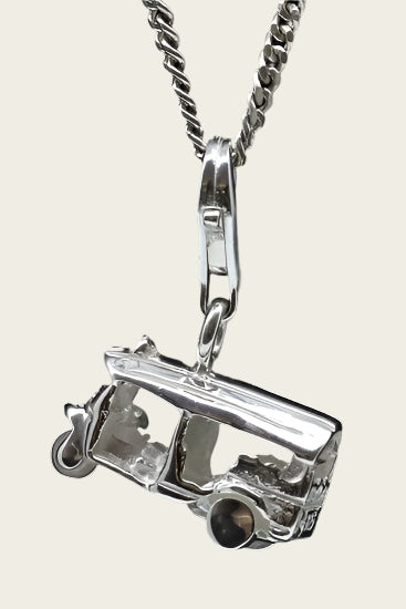 Silver Tuk Tuk tricycle pendant and/or charm