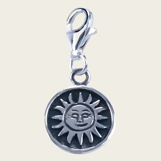 Silver Sun pendant and/or charm