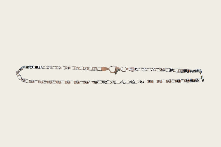 Silver fantasy ankle chain