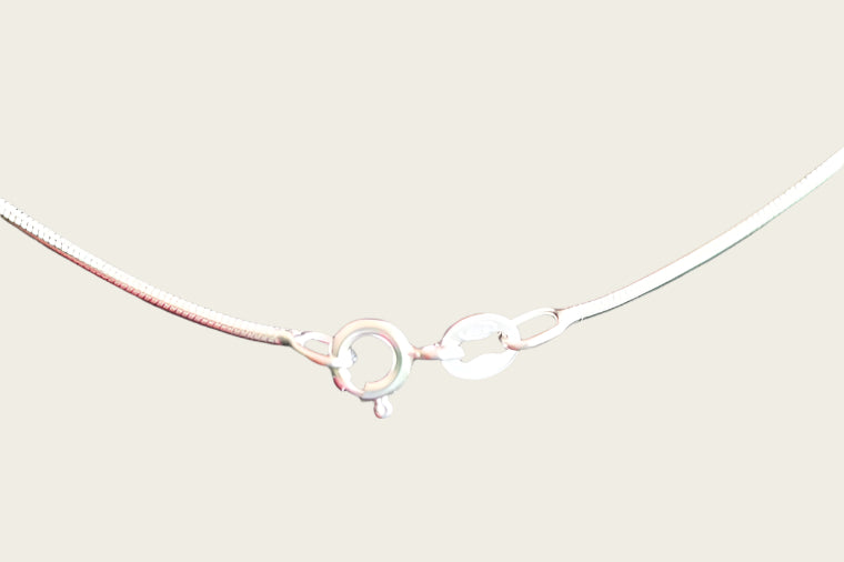 Silver chain snake 3. medium - thickness 1.6 mm - 42/45/50 cm