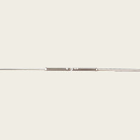 Zilveren ketting Kabel - 2. standaard - dikte 1,2 mm - 42/45 cm