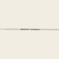 Zilveren ketting Kabel - 3. middel - dikte 1,5 mm - 42/45 cm