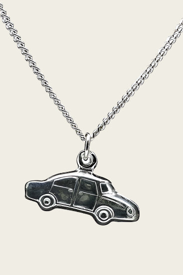 Zilveren Vrachtwagen ketting hanger - 2