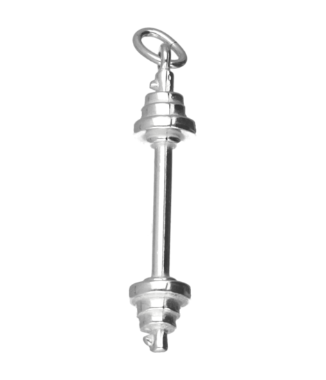 Zilveren Halter ketting hanger - middel