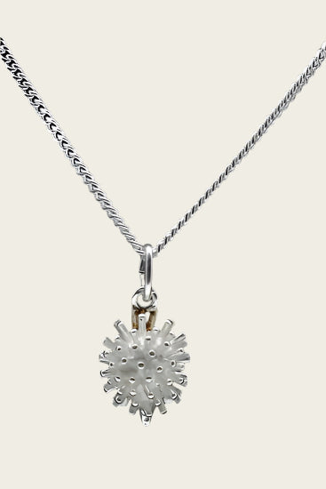 Silver Hedgehog Necklace Pendant