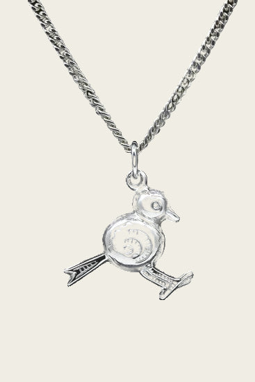 Zilveren Mus ketting hanger