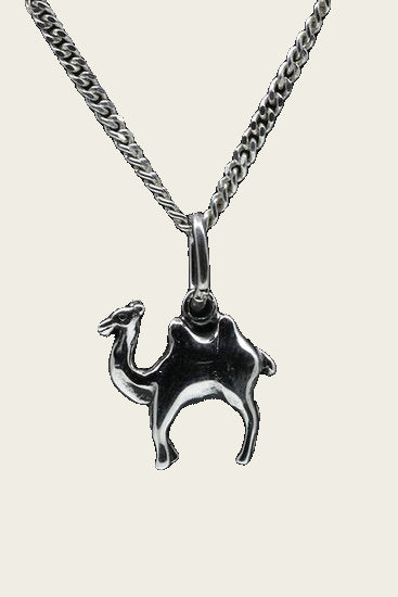 Zilveren Kameel ketting hanger