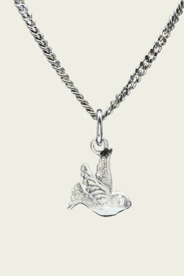 Silver Bird Necklace Pendant