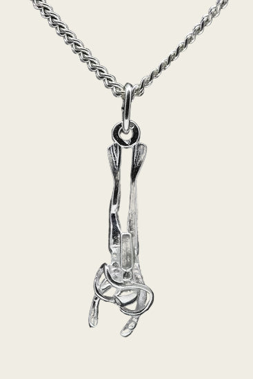 Zilveren Duiker ketting hanger - klein
