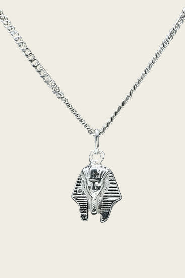 Zilveren Toetanchamon ketting hanger