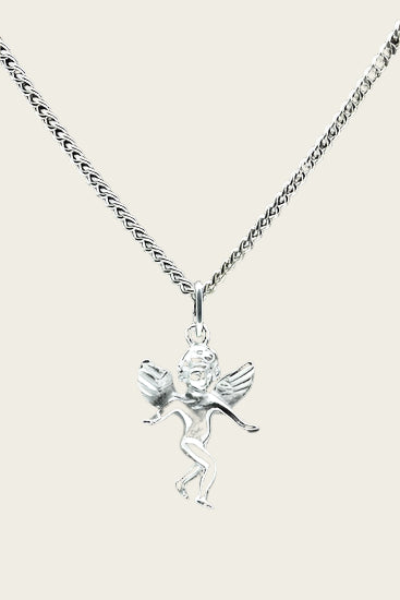 Zilveren Engel ketting hanger