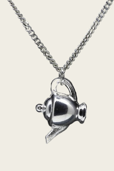 Zilveren Theepot ketting hanger