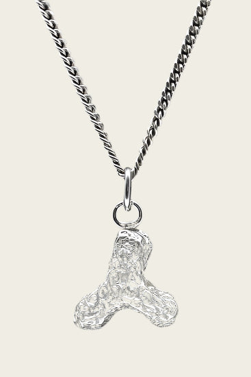 Zilveren Kattenbrok Brekkie ketting hanger