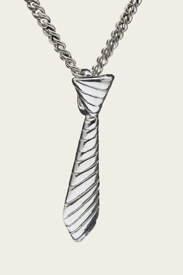 Silver Tie Chain Pendant