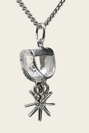 Zilveren Spoor ketting hanger