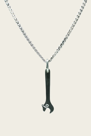 Zilveren Bahco ketting hanger - klein