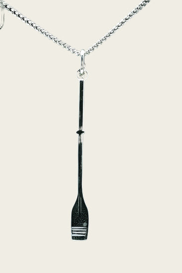 Zilveren Roeispaan supboard ketting hanger