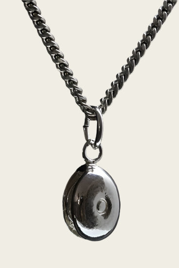 Zilveren Katrol ketting hanger