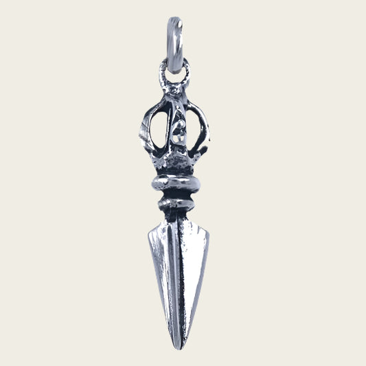 Zilveren Vajrakila ketting hanger