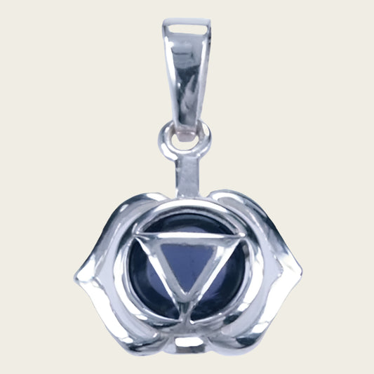 Zilveren Chakra Hoofd ketting hanger - Loliet