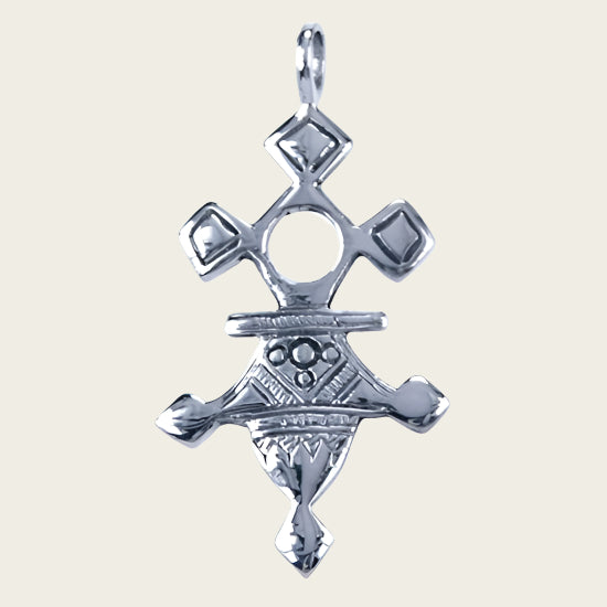 Zilveren Toeareg ketting hanger
