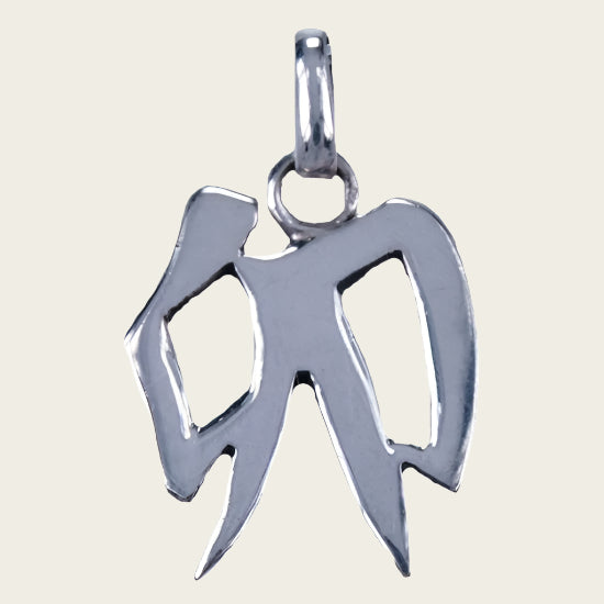 Zilveren Chinese horoscoop Konijn - Diplomatie ketting hanger