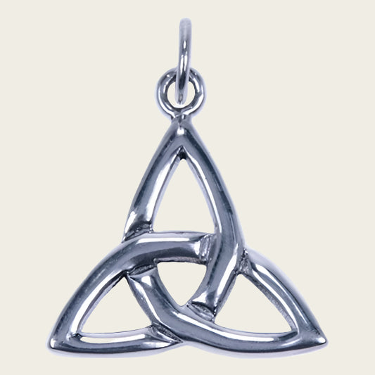 Zilveren Keltische Triqueta ketting hanger