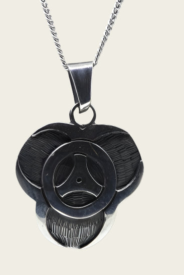 Zilveren Keltische knoop 3 cirkels ketting hanger