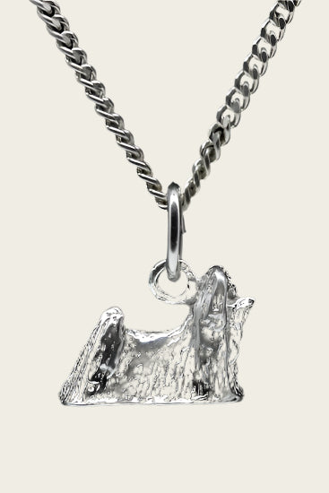 Zilveren Maltezer ketting hanger - klein