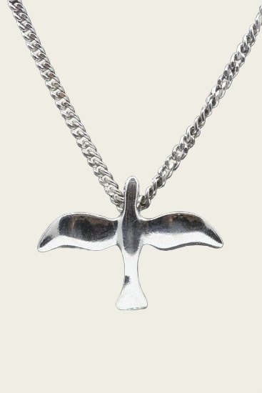 Zilveren Meeuw ketting hanger
