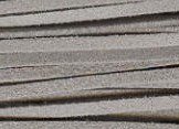 Leather lace chain suede gray - 100 cm