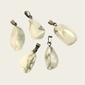 Howliet edelsteen ketting hanger rvs