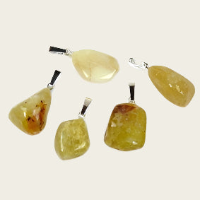 Opaliet edelsteen ketting hanger rvs