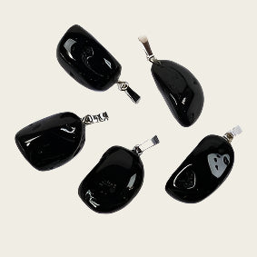 Tektiet edelsteen ketting hanger rvs