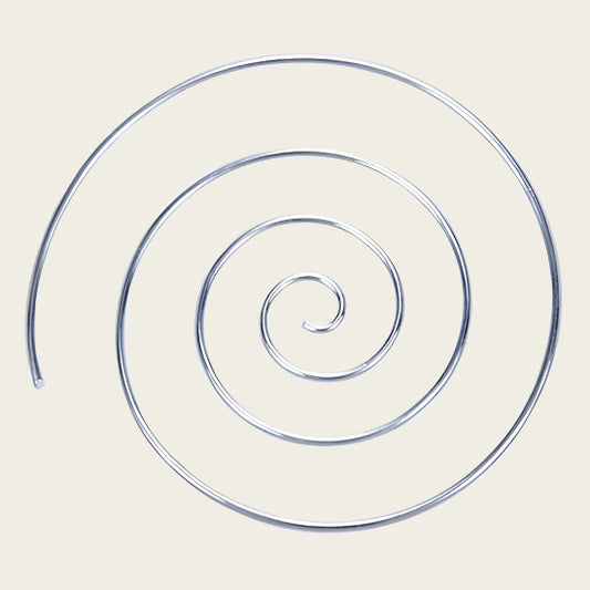 Silver Spiral 2 earrings