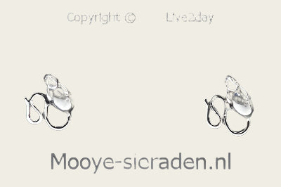 Silver Mouse Stud Earrings