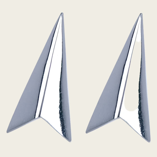 Silver Arrowhead Stud Earrings
