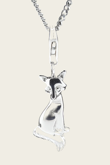 Silver Fox pendant and/or charm