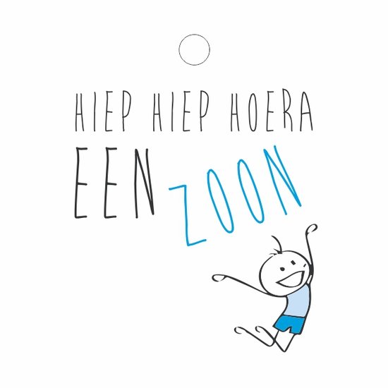 Greeting card "Hooray a Son" 