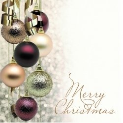 Greeting card "Merry Christmas" 