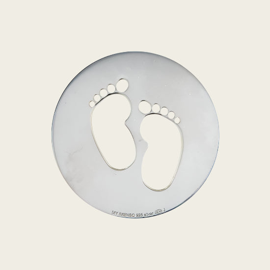MY iMenso "feet" cover 33mm insignia (925/rhod-plated)