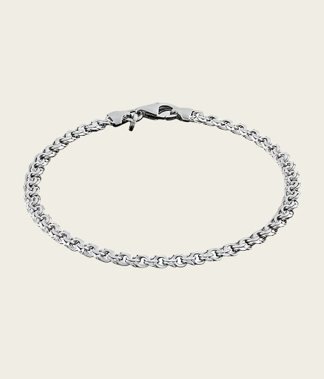 Zilveren Ketting Amsterdam - dikte 3 mm - 38/4042/45/50/60/70/80/90/100 cm