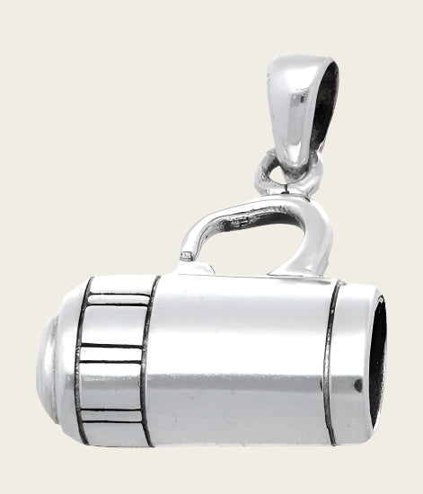 Zilveren Duiklamp kettinghanger