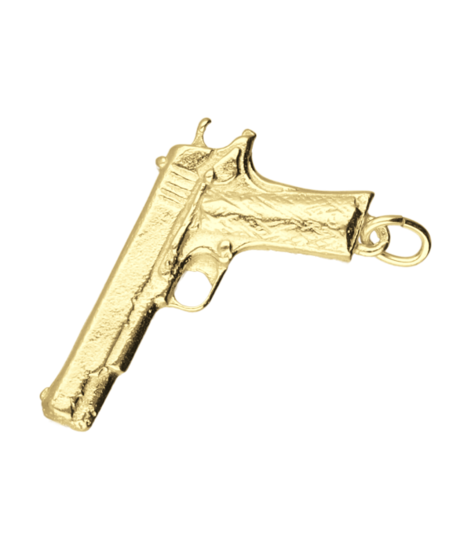 Gouden Pistool automatisch kettinghanger
