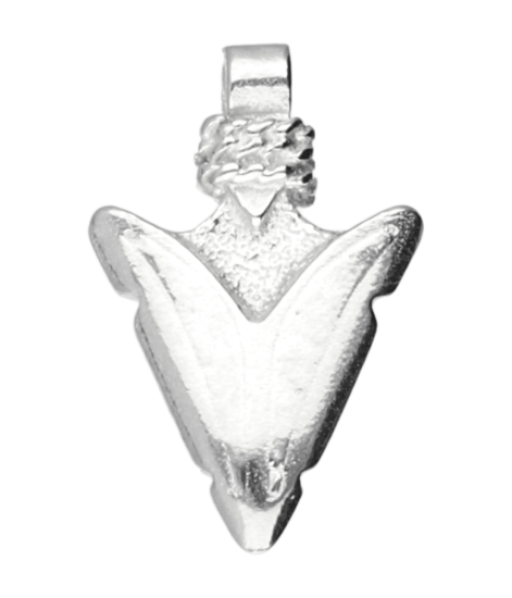 Silver Arrowhead Small Necklace Pendant