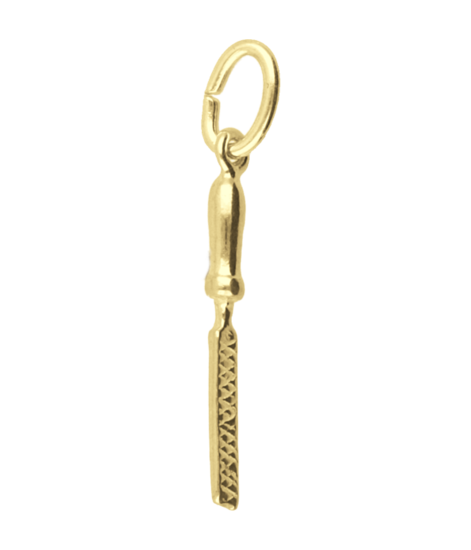 Gouden Vijl klein ketting hanger