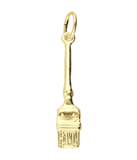 Gouden Kwast ketting hanger