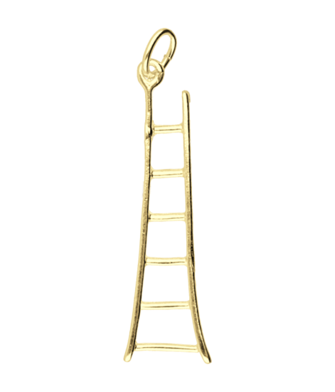 Gouden Ladder ketting hanger