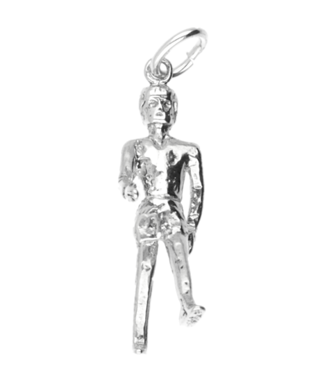Zilveren Wandelaar ketting hanger
