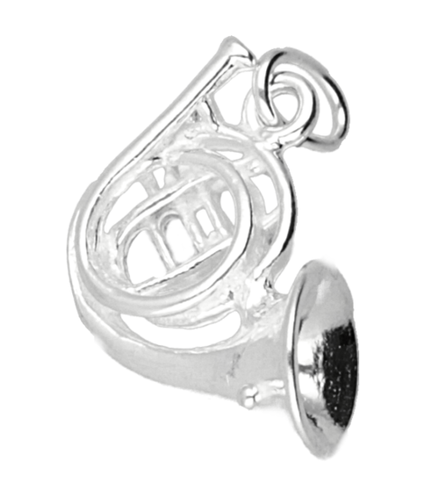 Silver Waldhoorn necklace pendant - small
